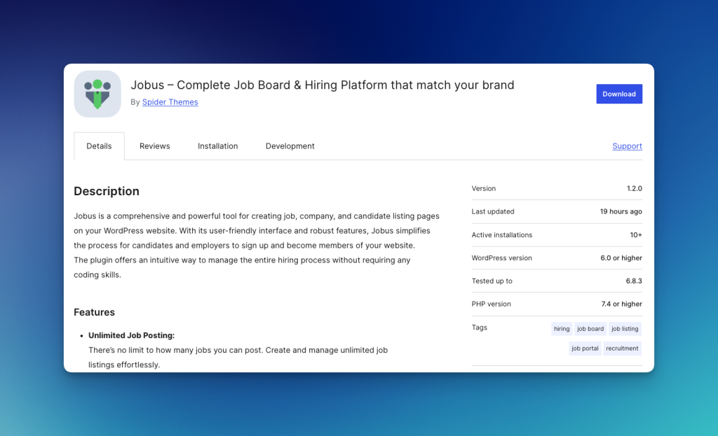 Jobus vs Other WordPress Job Plugins