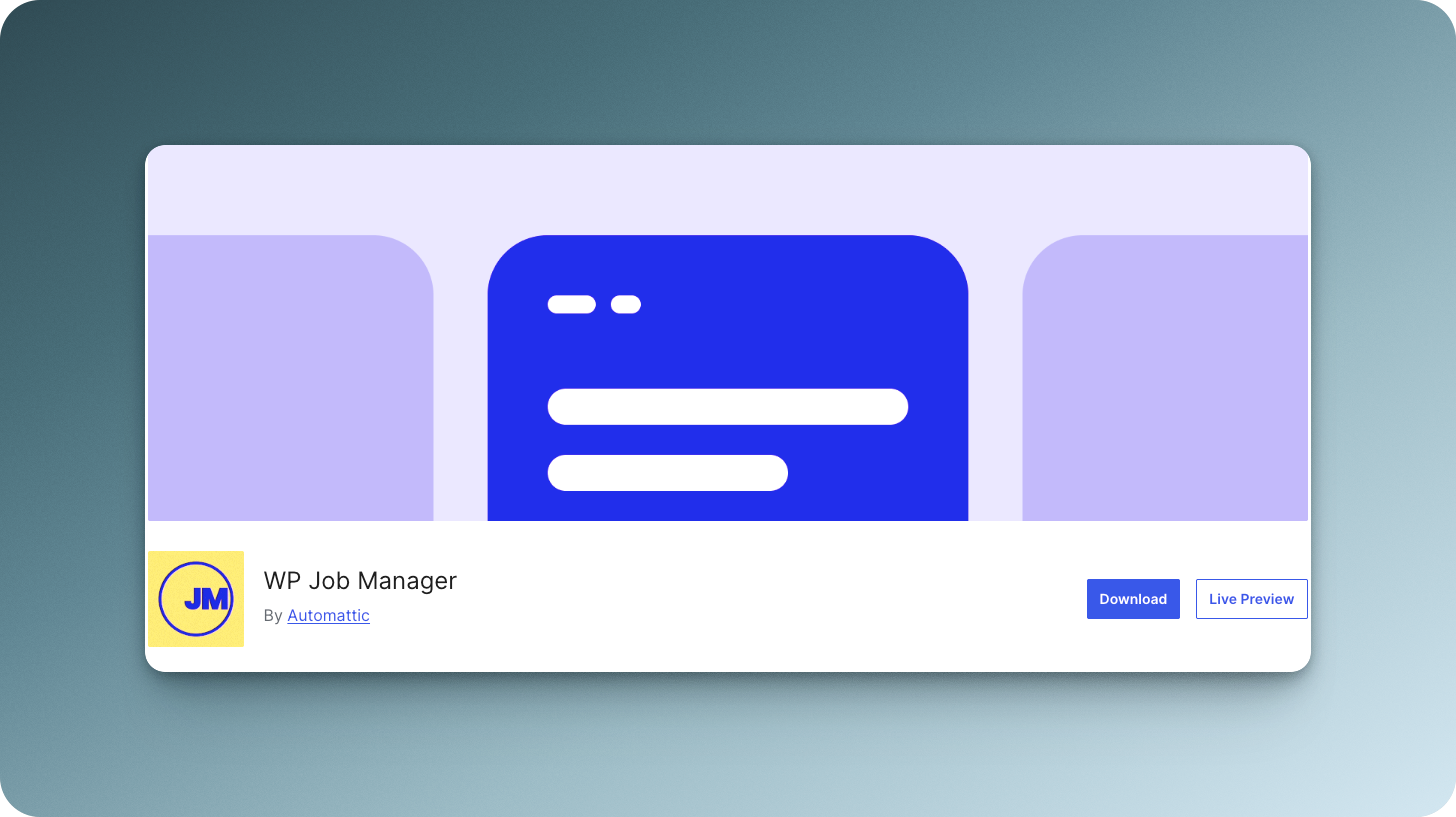 WP Job Manager
